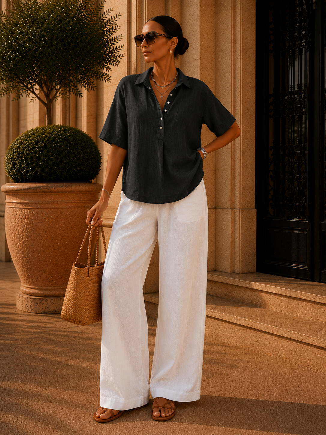 Clémence | Blouse Fluide Intemporelle