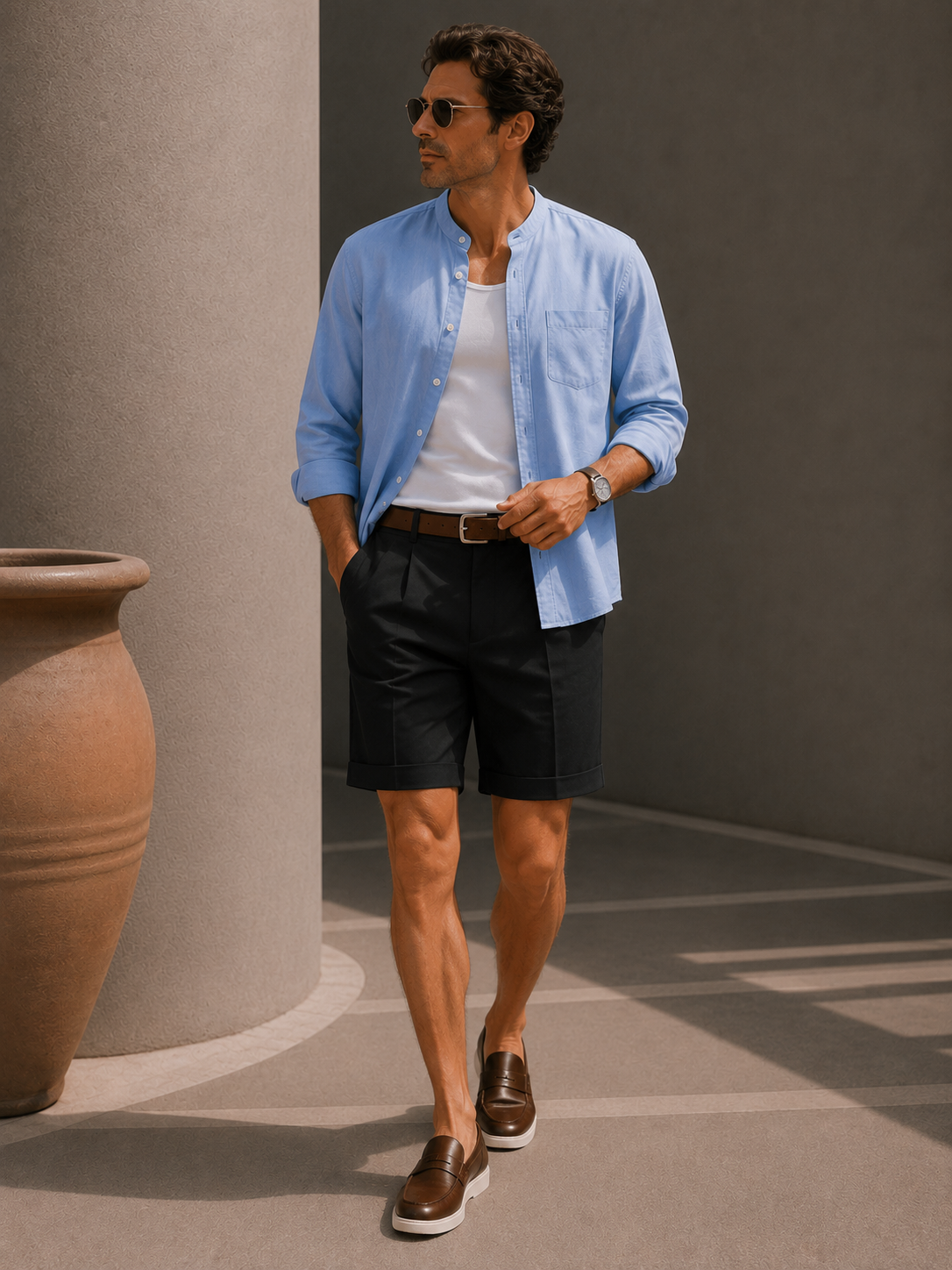 Mathis | Short Plissé Élégant