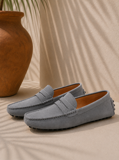 Adrien | Mocassins en Daim Élégants