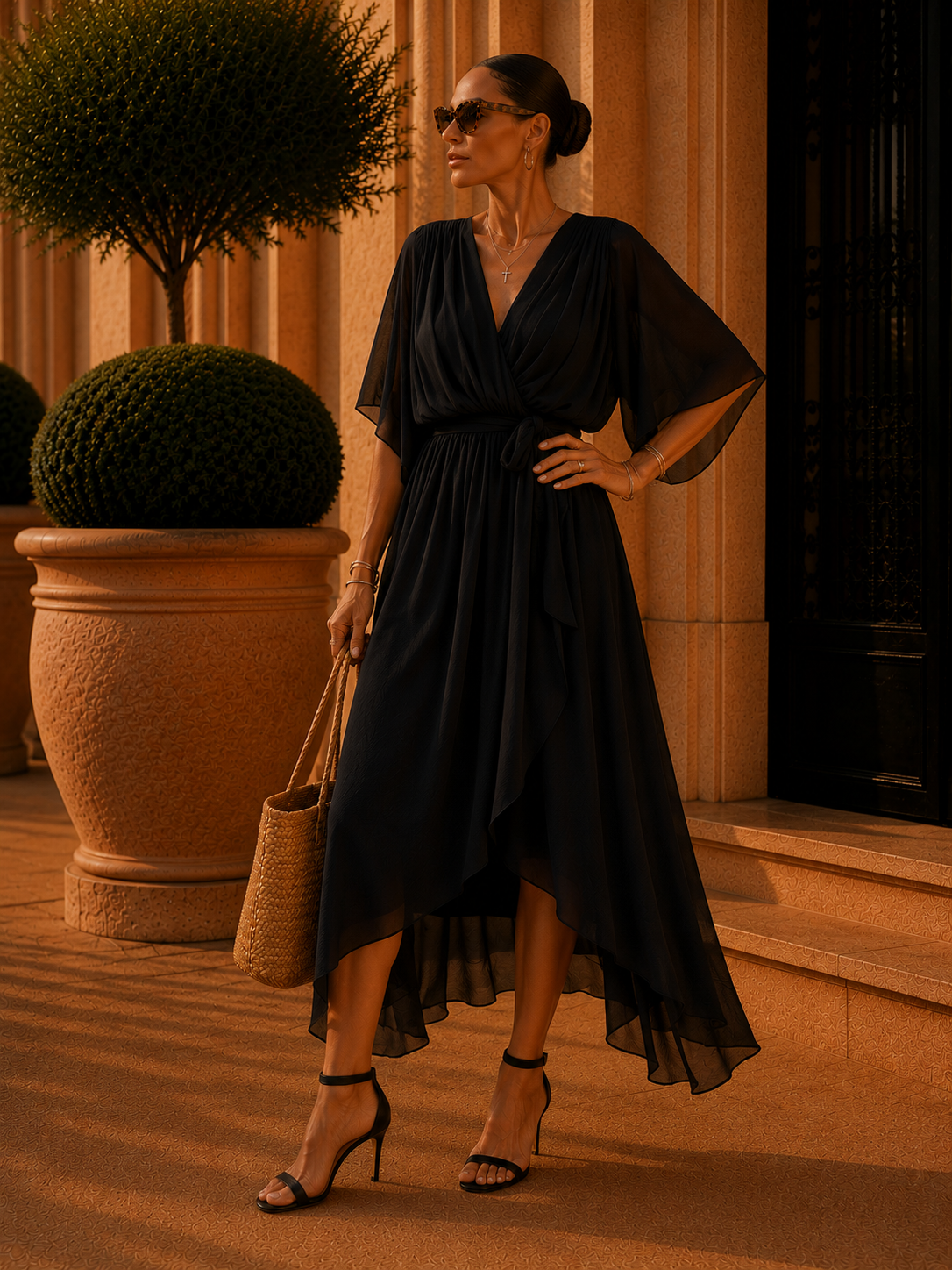 Anaïs | Robe Longue en Mousseline