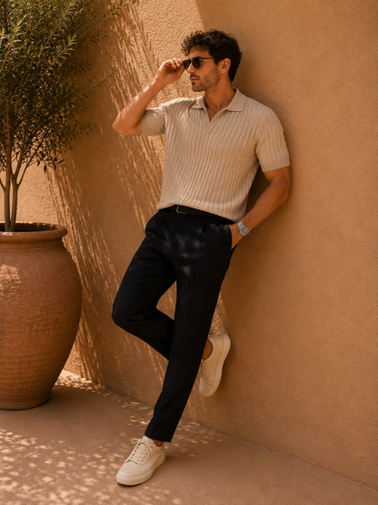 Arthur | Polo en Maille Élégant