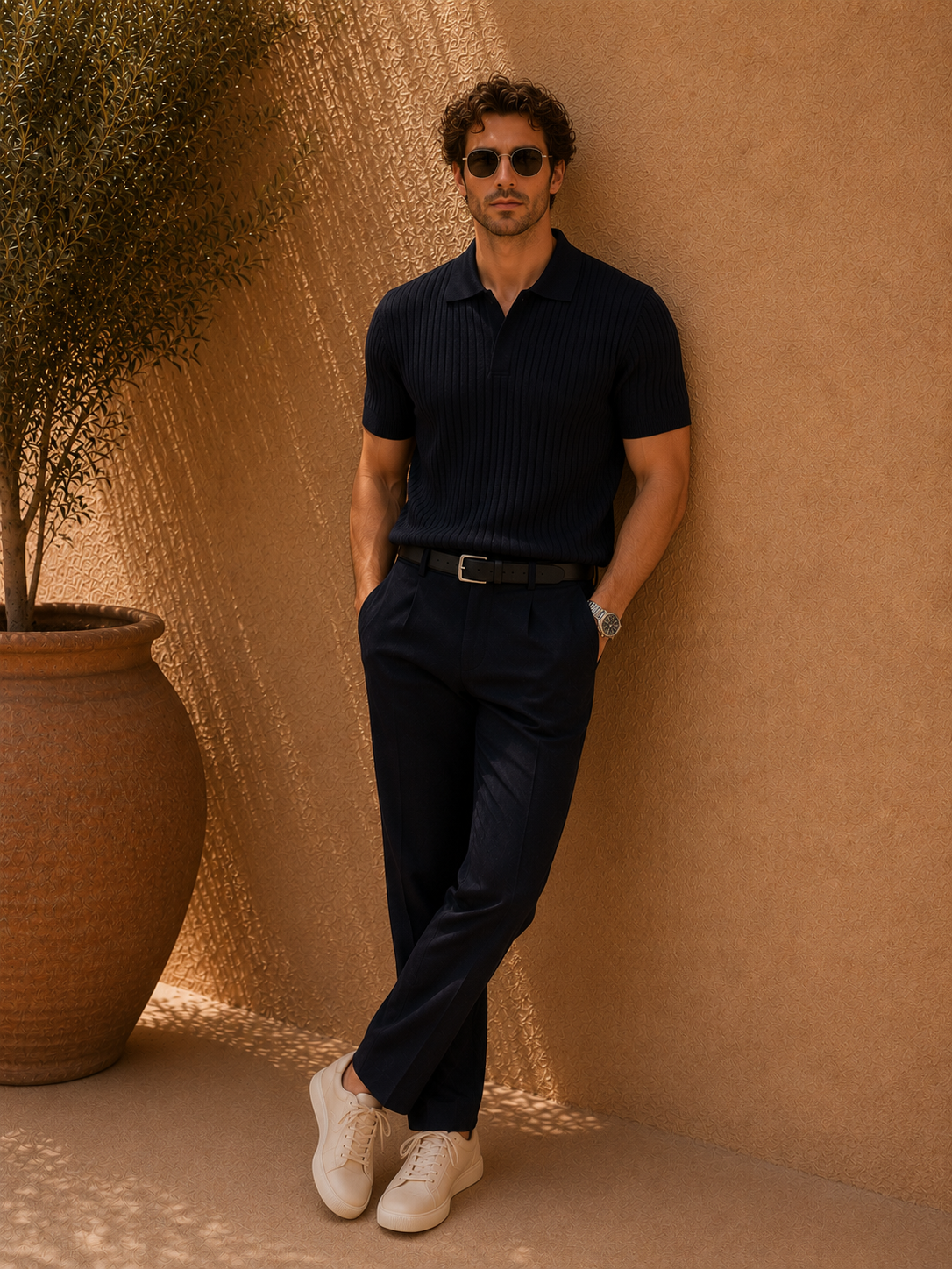 Arthur | Polo en Maille Élégant