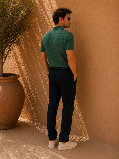 Bastien | Polo Boutonné Élégant