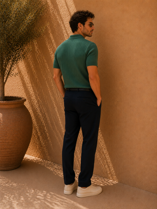 Bastien | Polo Boutonné Élégant