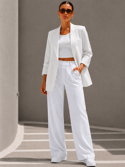 Camille | Pantalon Élégant Taille Haute