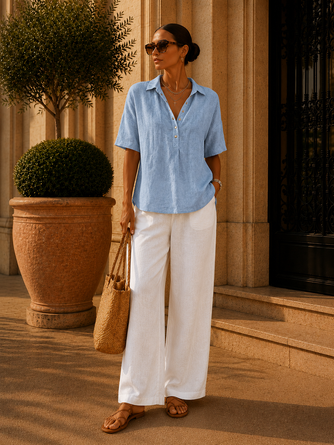 Clémence | Blouse Fluide Intemporelle