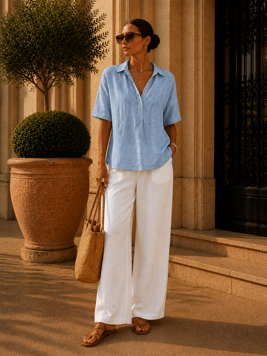 Clémence | Blouse Fluide Intemporelle