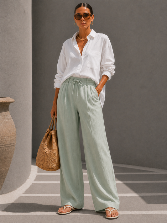 Juliette | Pantalon Large Élégant