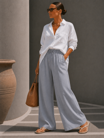 Juliette | Pantalon Large Élégant