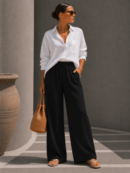 Juliette | Pantalon Large Élégant