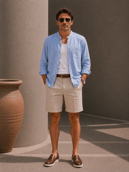 Mathis | Short Plissé Élégant