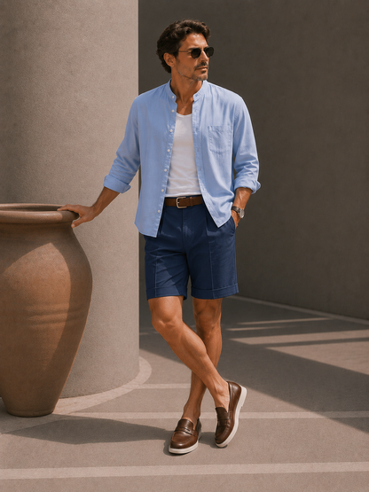 Mathis | Short Plissé Élégant