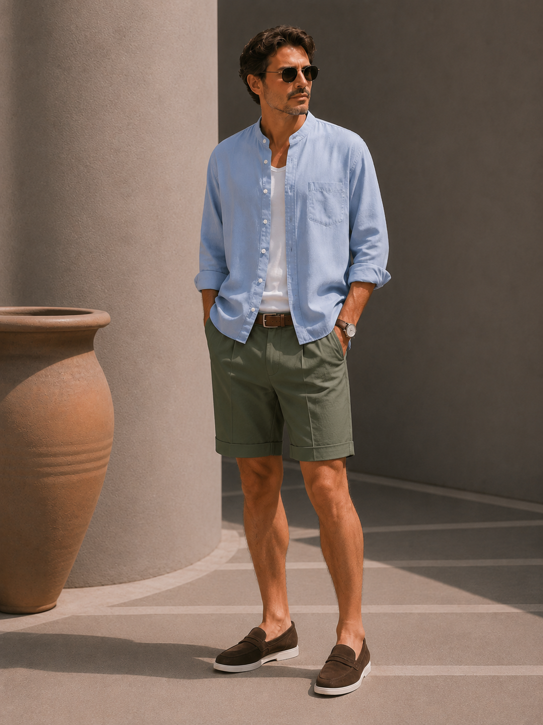 Mathis | Short Plissé Élégant
